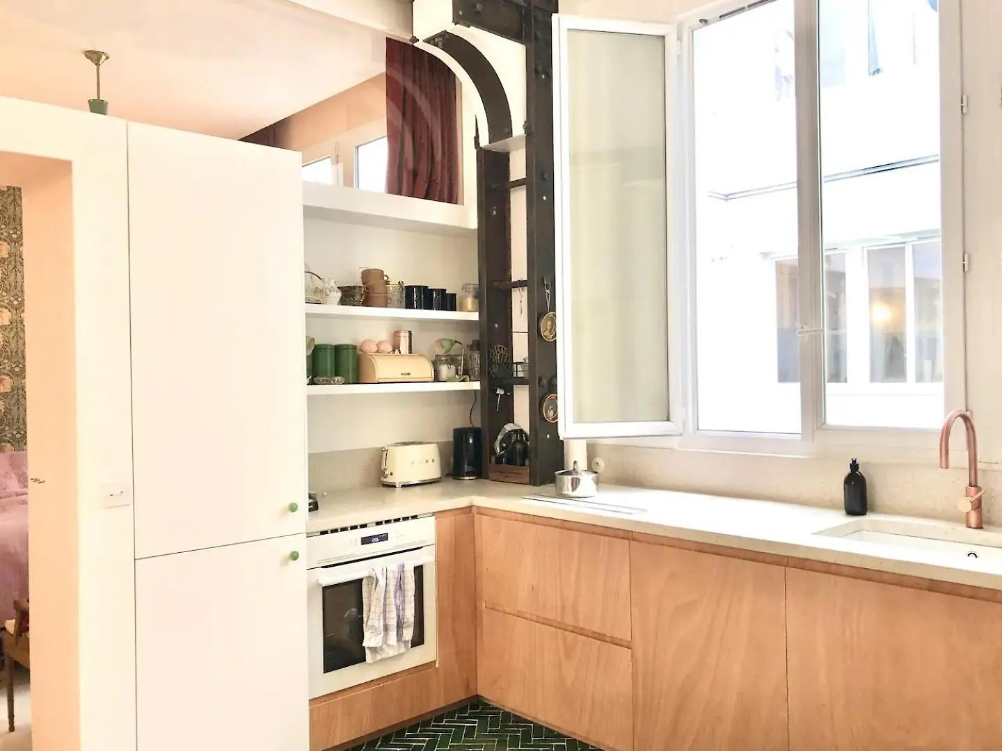 아파트 Luxurious Loft In The Heart Of Belleville 파리 프랑스